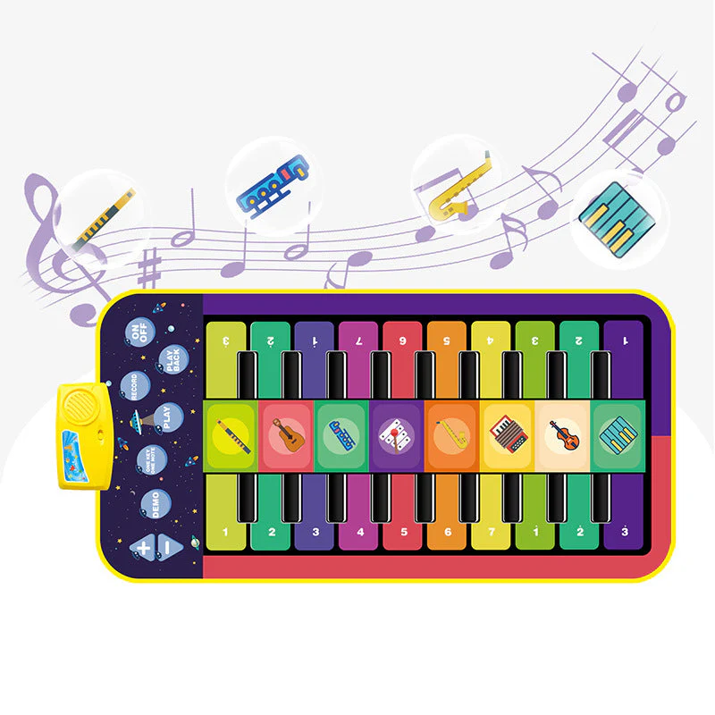 Children's Early Childhood Education Animal Piano Mat Multifunctional Music Blanket Toy - Image 2