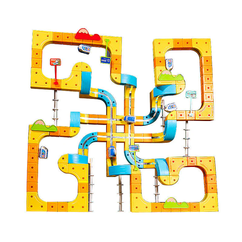 Children's Educational Electric Magnetic High-speed Rail Track Assembling Toys - Image 3