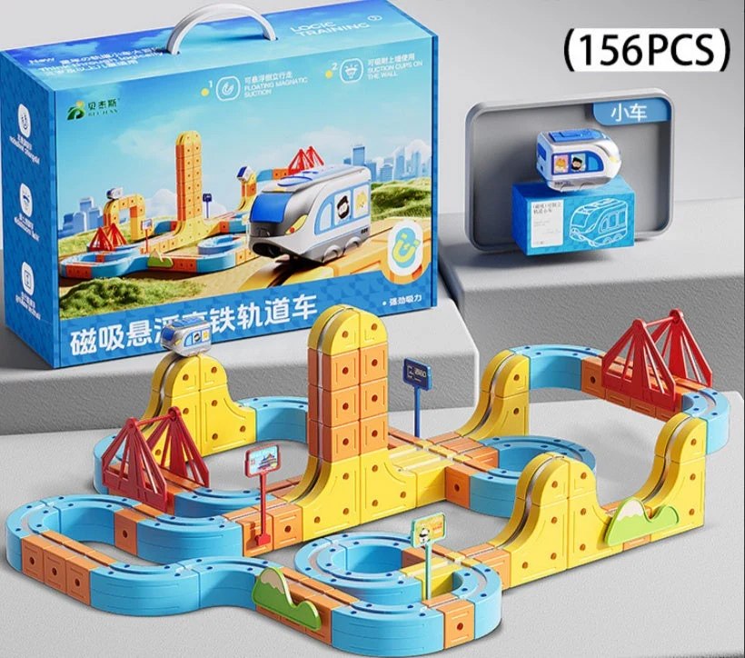 Children's Educational Electric Magnetic High-speed Rail Track Assembling Toys - Image 6