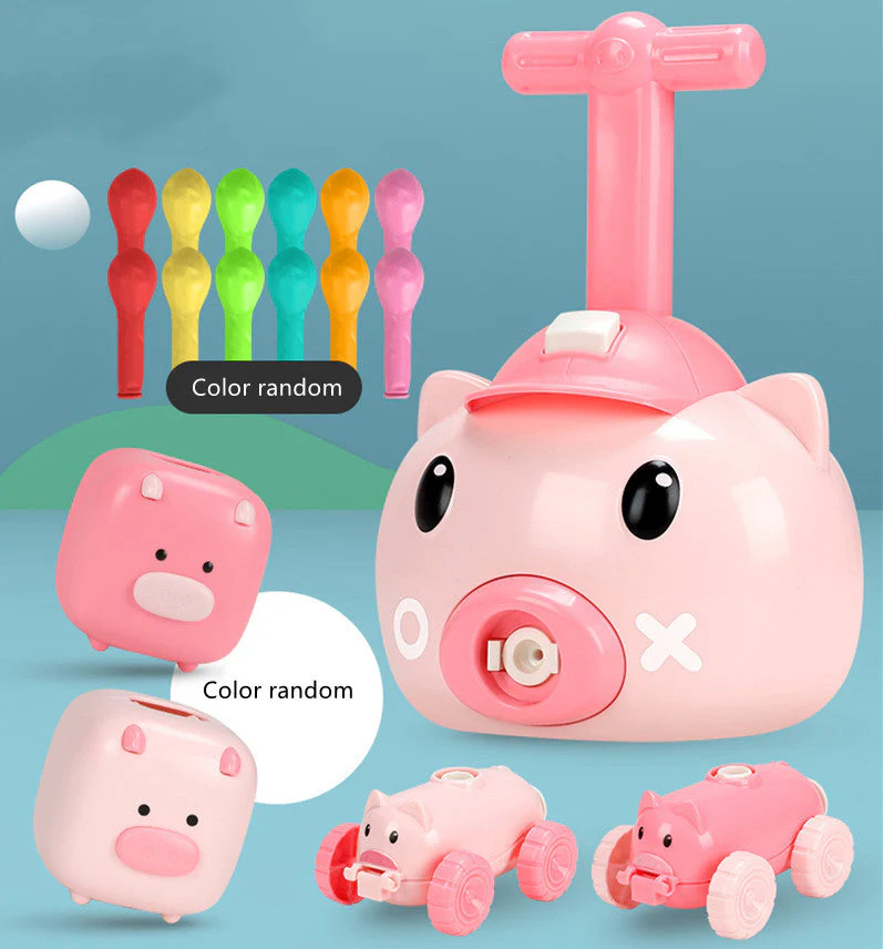 Children's Educational Toys For Piggy Pneumatic Car - Image 5