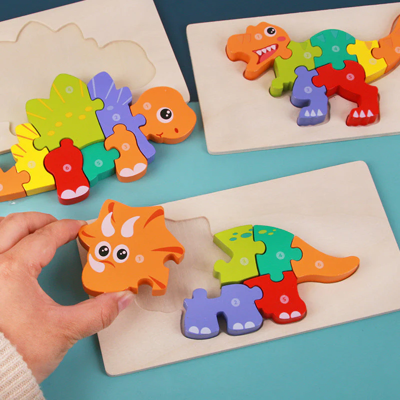 Children's Educational Toys Wooden Three-dimensional Montessori - Image 2