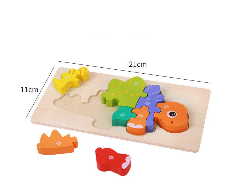 Children's Educational Toys Wooden Three-dimensional Montessori - Image 3