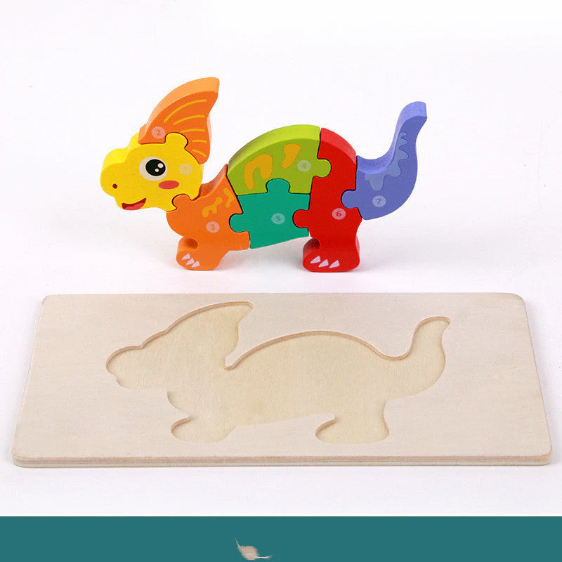 Children's Educational Toys Wooden Three-dimensional Montessori - Image 5