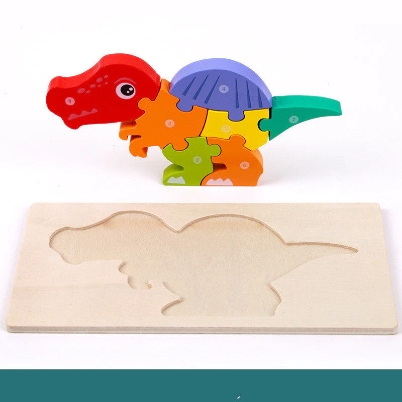Children's Educational Toys Wooden Three-dimensional Montessori - Image 6