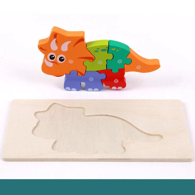 Children's Educational Toys Wooden Three-dimensional Montessori - Image 9