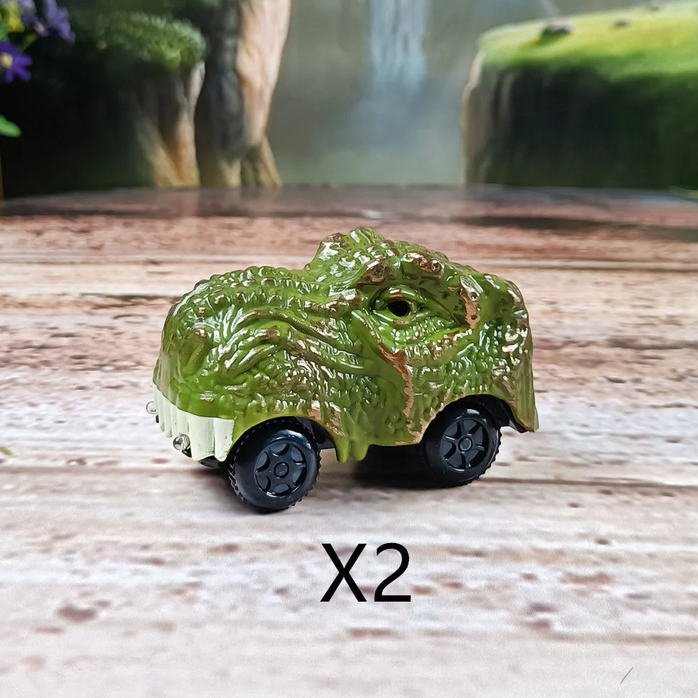 Children's Electric Assembled Track Racing Simulation Animal Tyrannosaurus Dinosaur Toy Puzzle Boy Gift - Image 11