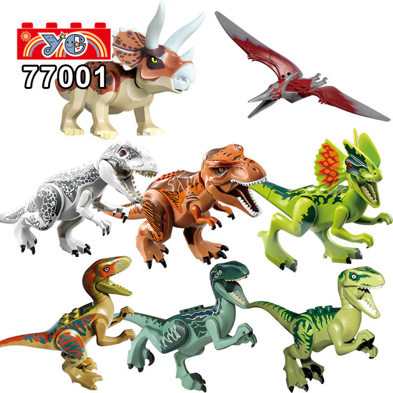 Children's Electric Assembled Track Racing Simulation Animal Tyrannosaurus Dinosaur Toy Puzzle Boy Gift - Image 18