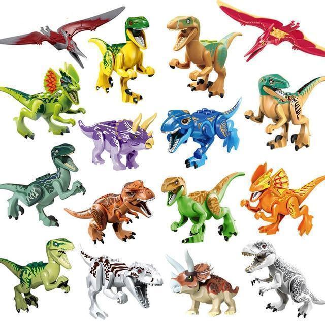 Children's Electric Assembled Track Racing Simulation Animal Tyrannosaurus Dinosaur Toy Puzzle Boy Gift - Image 19