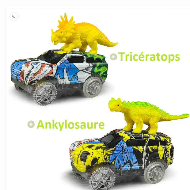 Children's Electric Assembled Track Racing Simulation Animal Tyrannosaurus Dinosaur Toy Puzzle Boy Gift - Image 37