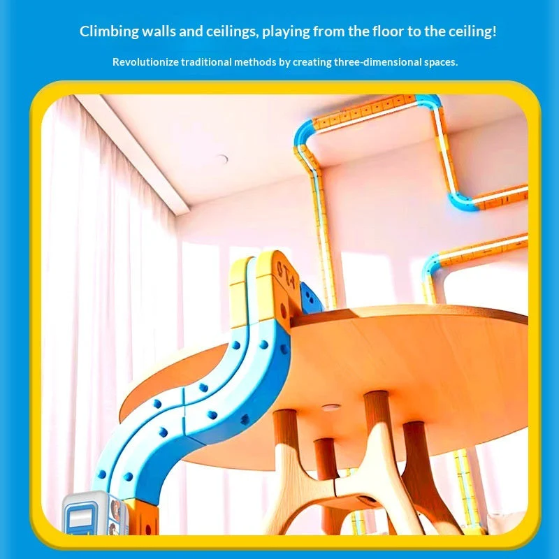 Childrens Electric Magnetic Levitation Track Building Toy - Image 3