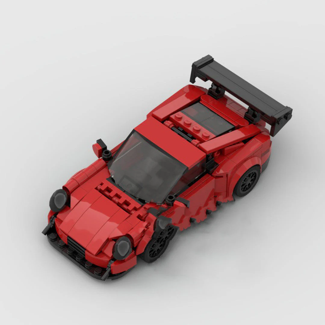 Children's Fashion Simple Racing Super Running Building Blocks Toys - Image 4