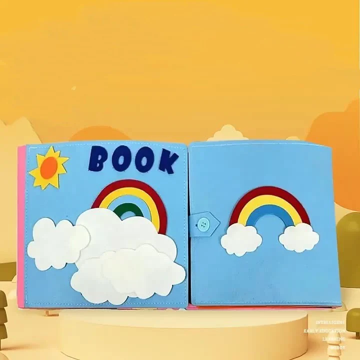 Children's Felt Puzzle Learning Book - Image 3