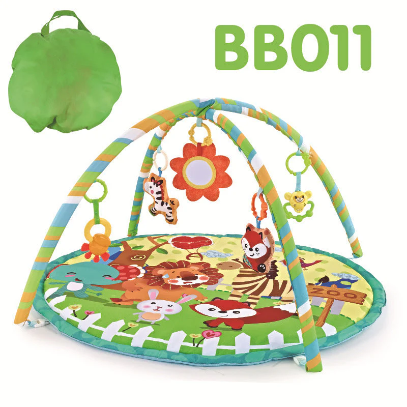 Children's Fitness Rack Game Round Blanket Crawling Floor Mat Toys - Image 3