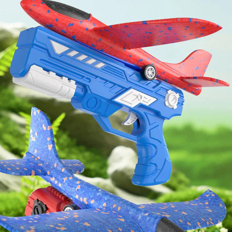 Children's Foam Ejection Aircraft Toys Parent-Child Interaction Outdoor Foam Aircraft Park - Image 3