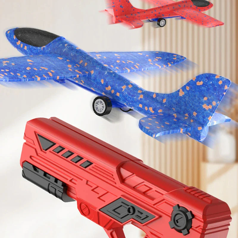Children's Foam Ejection Aircraft Toys Parent-Child Interaction Outdoor Foam Aircraft Park - Image 6