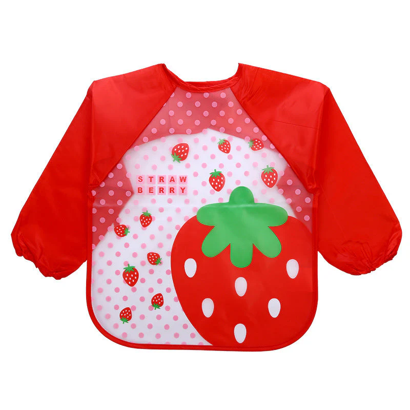 Children's Gown Long Sleeve Kids Waterproof Meal Baby Apron Painting Clothes Bib Protective Clothing - Image 17