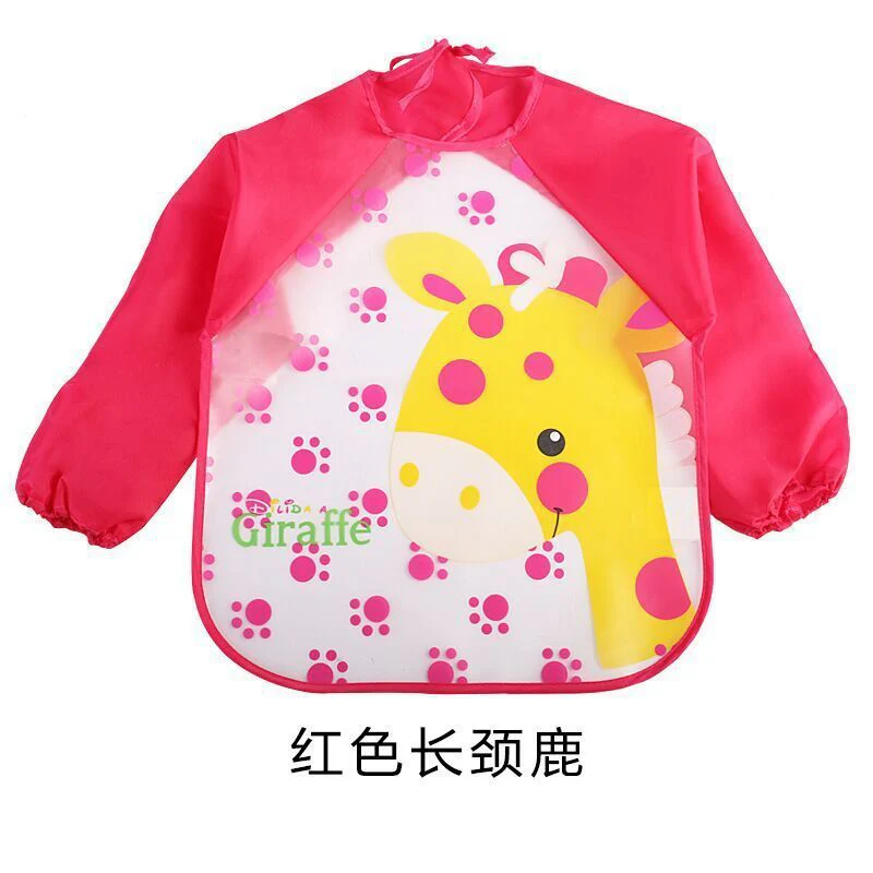 Children's Gown Long Sleeve Kids Waterproof Meal Baby Apron Painting Clothes Bib Protective Clothing - Image 8