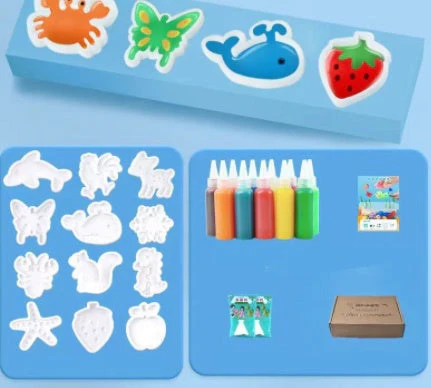 Children's Ocean Water Baby Crystal Mud DIY Water Elf Toy Set - Image 6