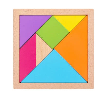 Children's Pine Tangram Early Education Patchwork Toy - Image 7