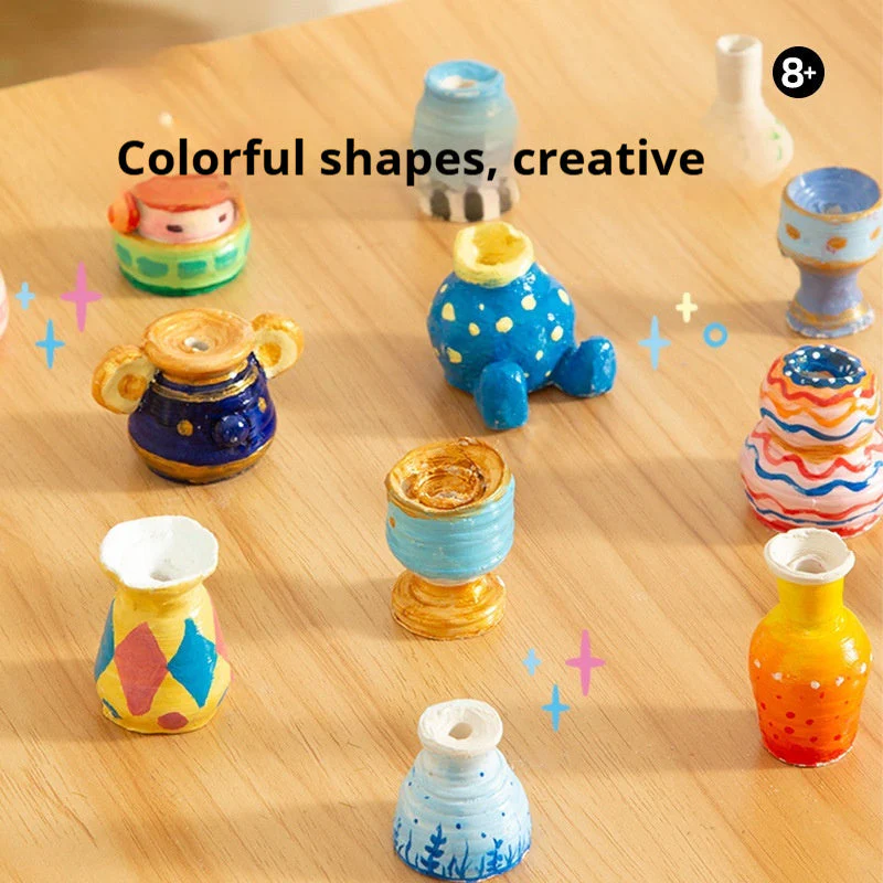Children's Potter's Wheel Electric Clay Turntable Handmade Diy Toy - Image 2