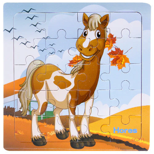 Children's poultry animal wooden puzzle - Image 11