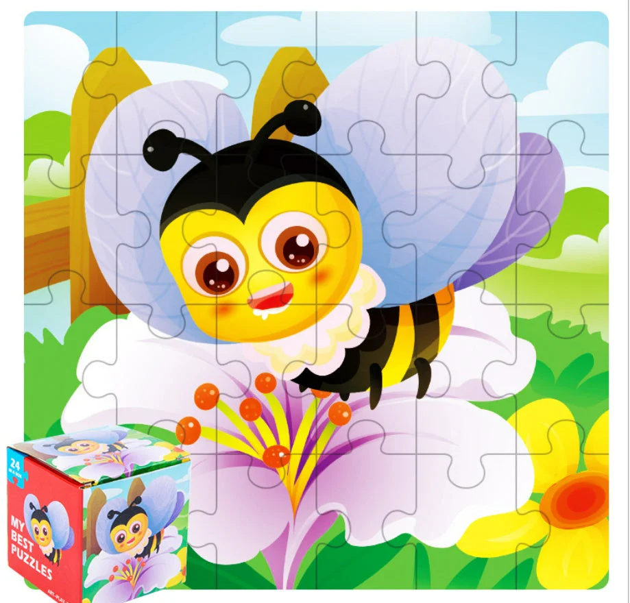 Children's poultry animal wooden puzzle - Image 7