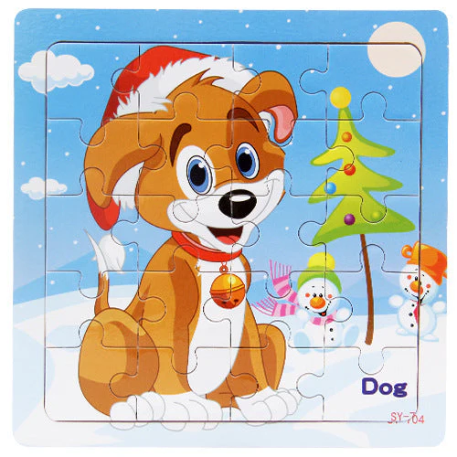 Children's poultry animal wooden puzzle - Image 9