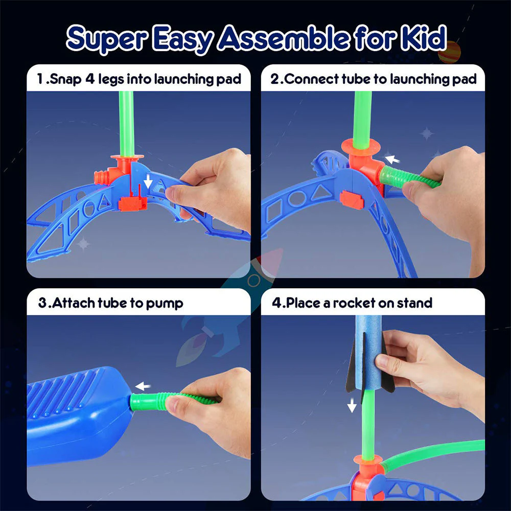 Children's Rocket Laucher Launching Toys - Image 5