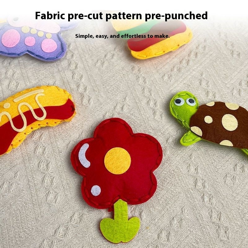 Children's Sewing Fun Toy Baby Handmade Cute Doll Pendant - Image 3