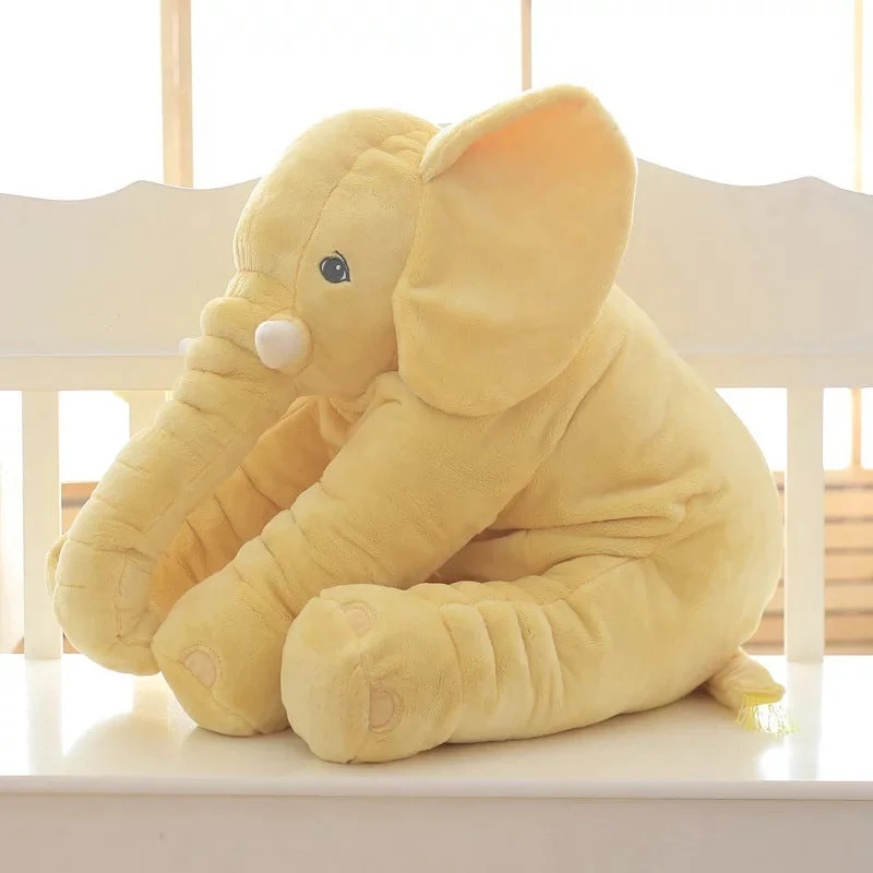 Children's Soothing Elephant Plush Toy Pillow - Image 11