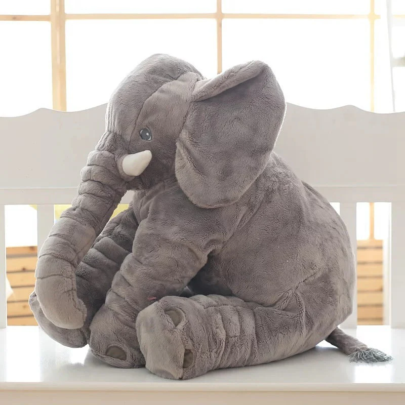 Children's Soothing Elephant Plush Toy Pillow - Image 12