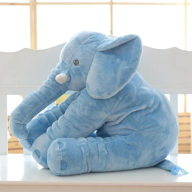 Children's Soothing Elephant Plush Toy Pillow - Image 14
