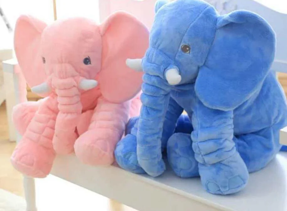Children's Soothing Elephant Plush Toy Pillow - Image 2