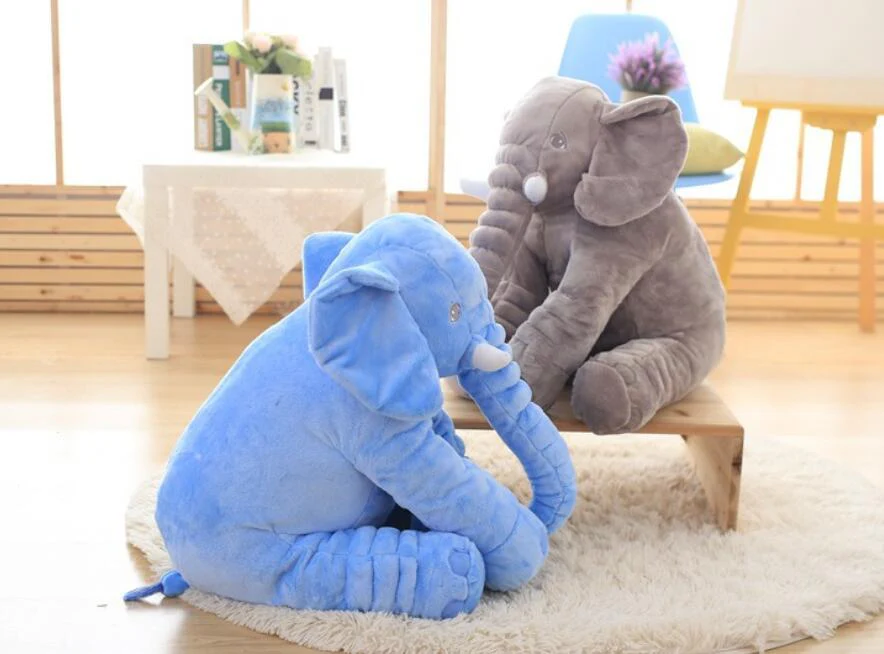 Children's Soothing Elephant Plush Toy Pillow - Image 4