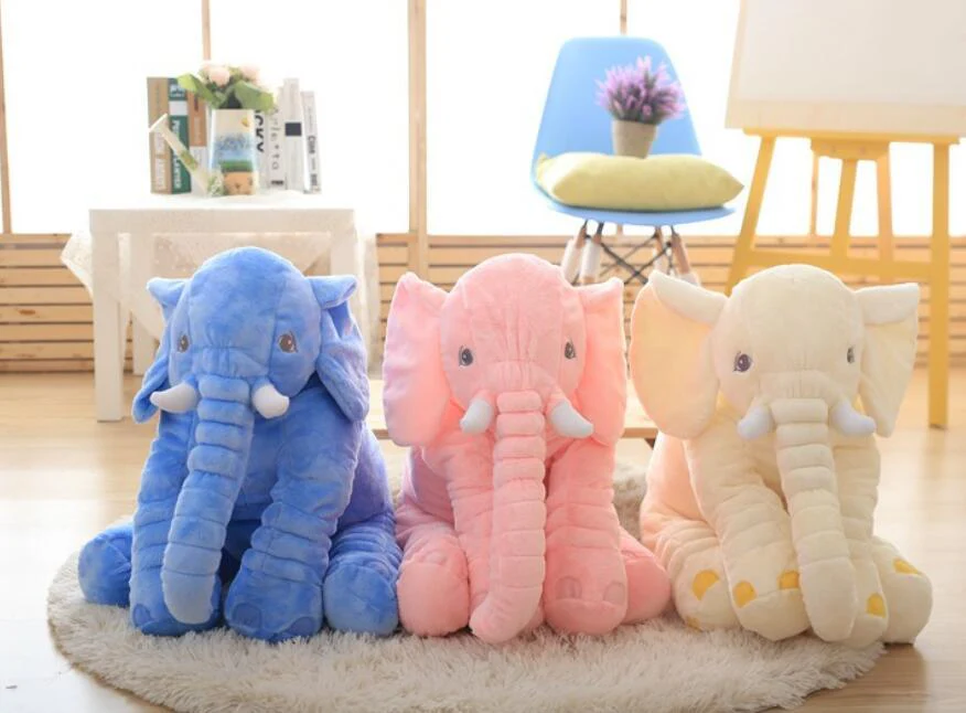 Children's Soothing Elephant Plush Toy Pillow - Image 5