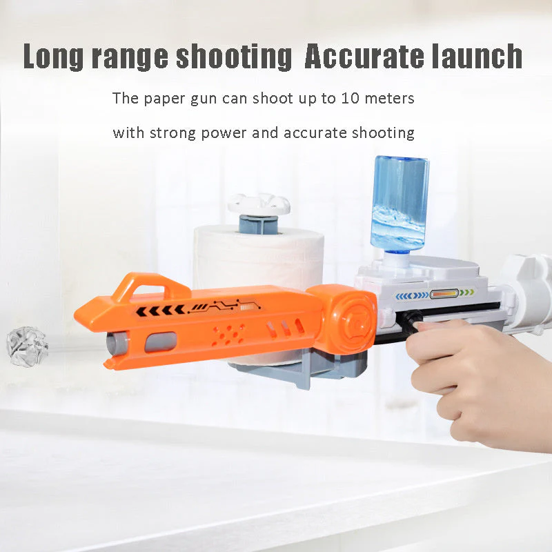 Children's Toilet Paper Launcher Plastic Toy - Image 2