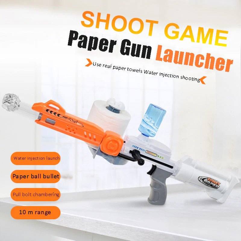 Children's Toilet Paper Launcher Plastic Toy - Image 5