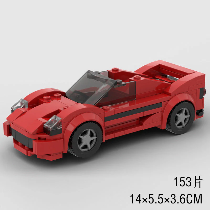 Children's Toys Car Model Sports Car And Small Particle Building Blocks MOC Educational Toys - Image 22