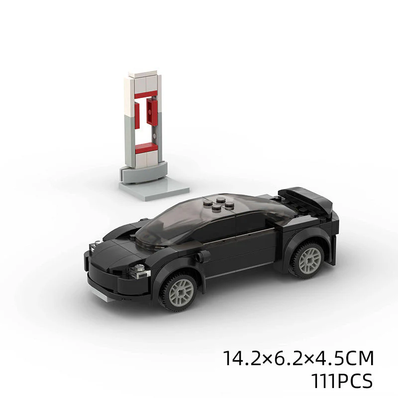 Children's Toys Car Model Sports Car And Small Particle Building Blocks MOC Educational Toys - Image 4