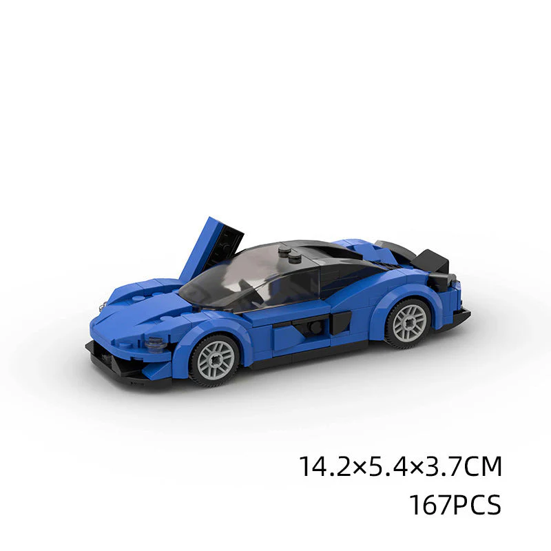 Children's Toys Car Model Sports Car And Small Particle Building Blocks MOC Educational Toys - Image 8
