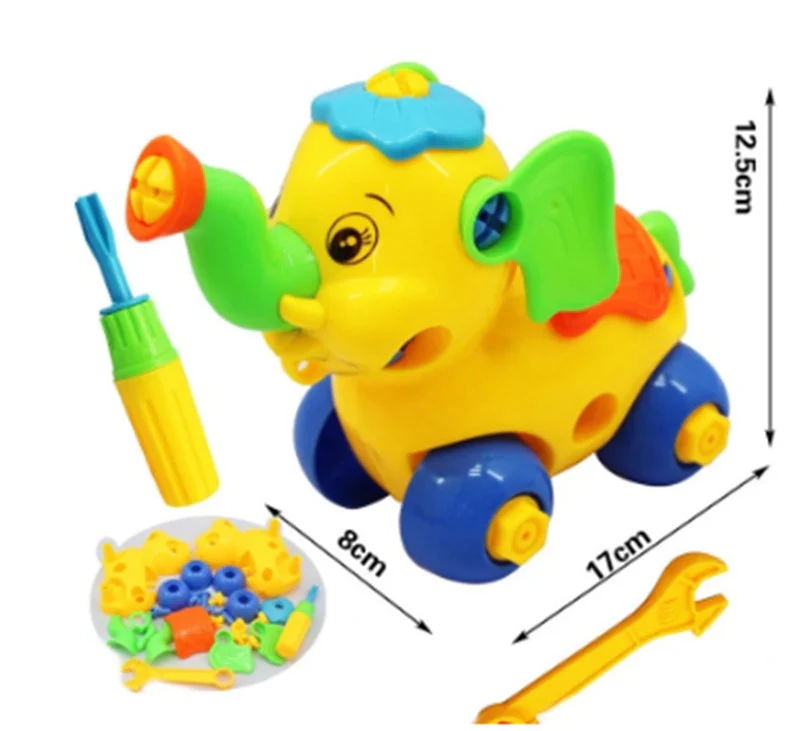 Children's Toys Detachable and Assembled Motorcycle Plastic Building Block Toys - Image 2