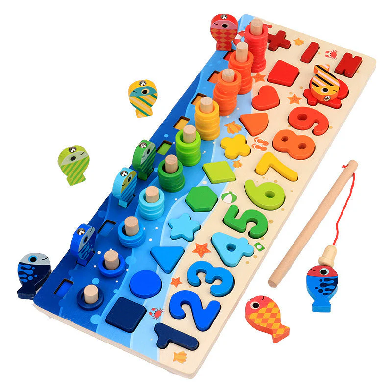 Children'S Toys, Puzzles, Puzzles, Baby Numbers, Early Education, Intellectual Development, Wooden 1 Toddler Boys - Image 5