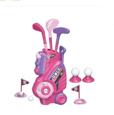 Children's Trolley Box Golf Toy Club Suit Educational Indoor Outdoor Sports Game - Image 6