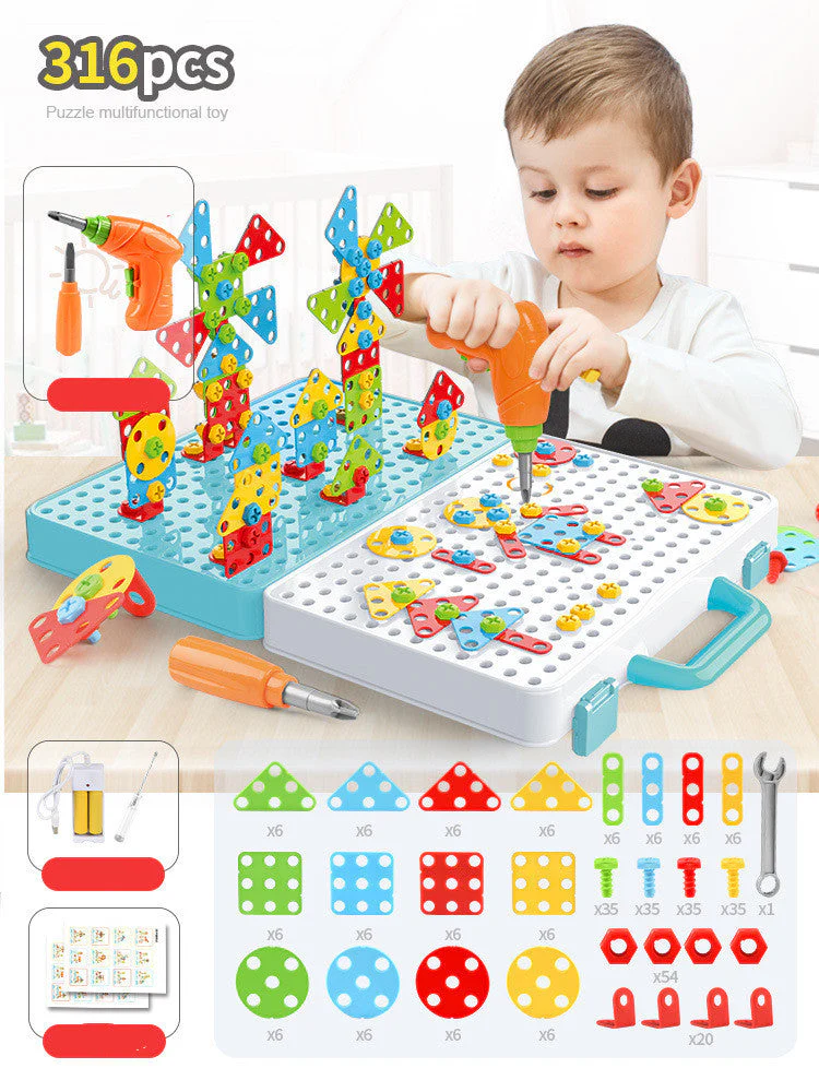 Children's Variety Puzzle Manual Disassembly Toolbox - Image 13