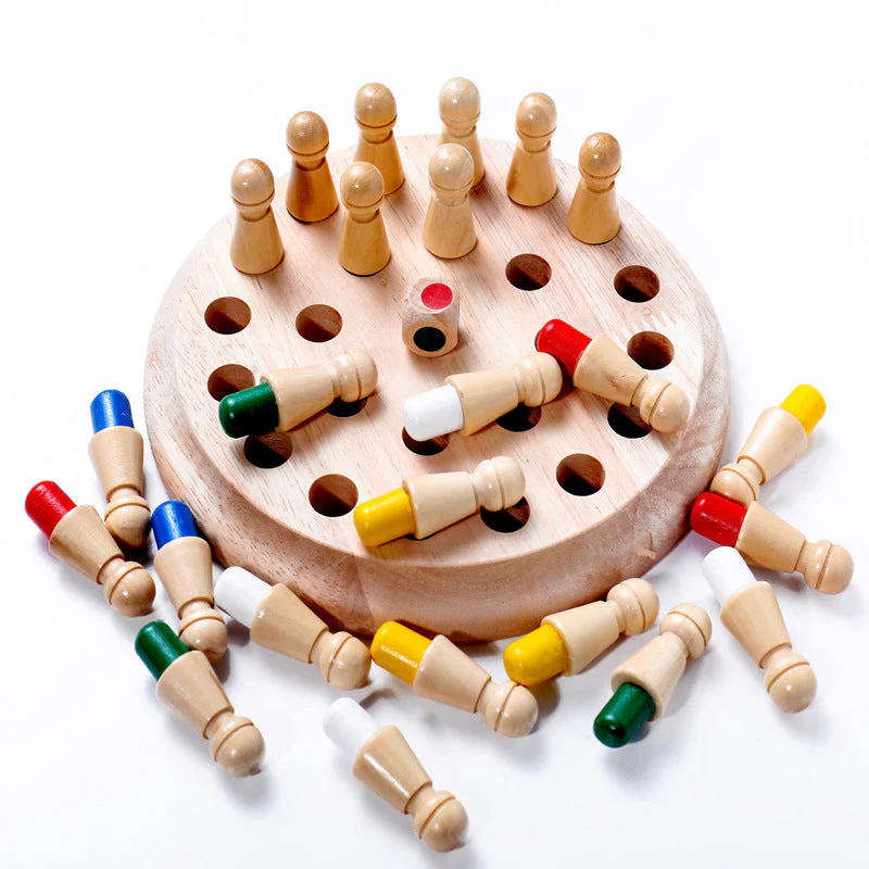 Children's Wooden Educational Toys Memory Chess Kid Early Education Toys - Image 2