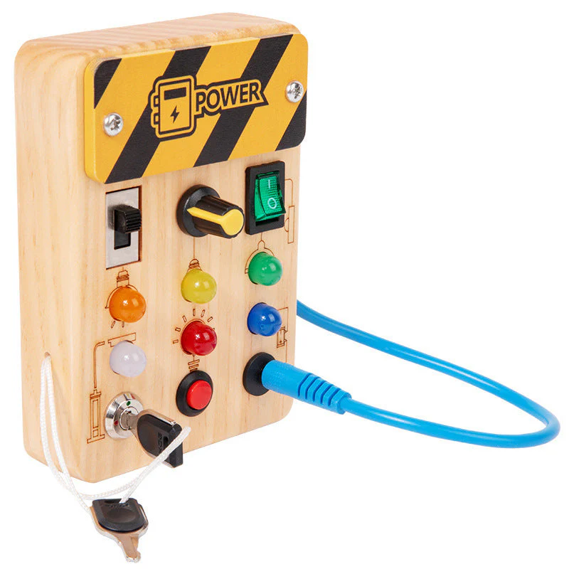 Children's Wooden LED Busy Board Creative Toys - Image 5