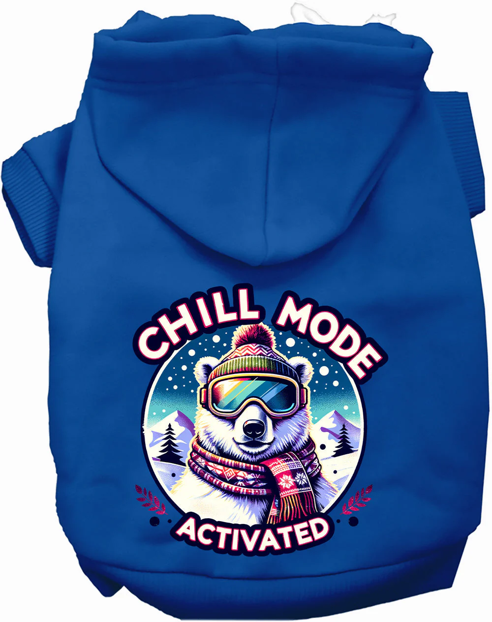 Chill Mode Activated Winter Pet Hoodie - Image 4