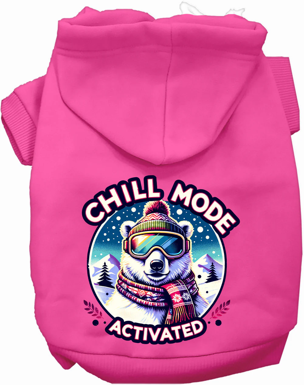 Chill Mode Activated Winter Pet Hoodie - Image 5