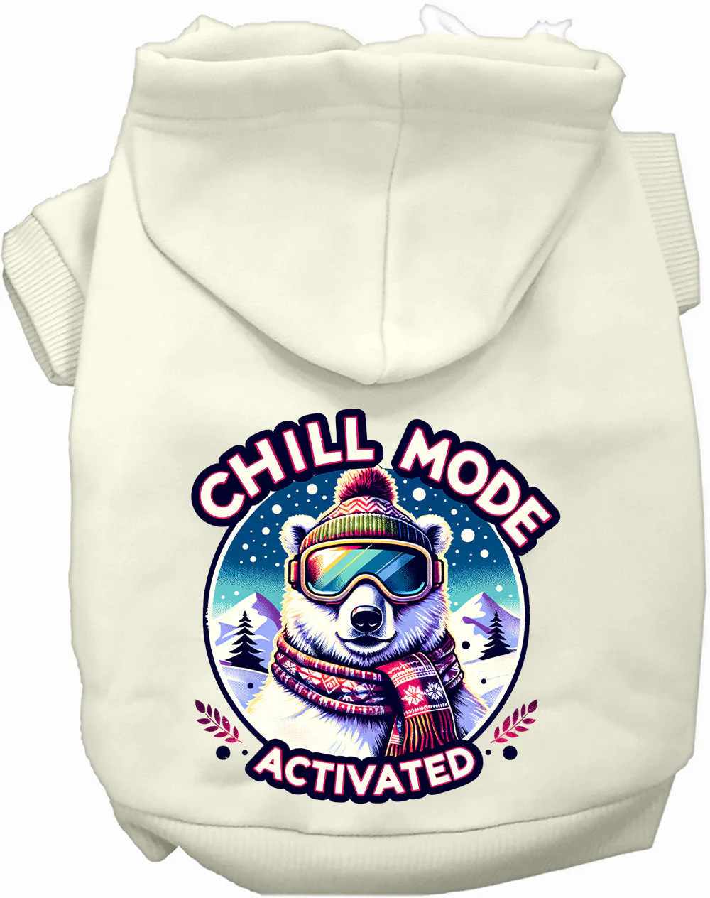 Chill Mode Activated Winter Pet Hoodie - Image 6
