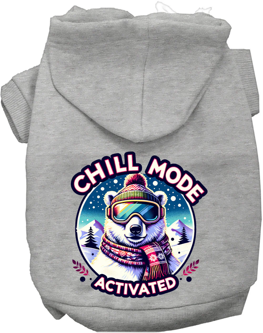 Chill Mode Activated Winter Pet Hoodie - Image 7